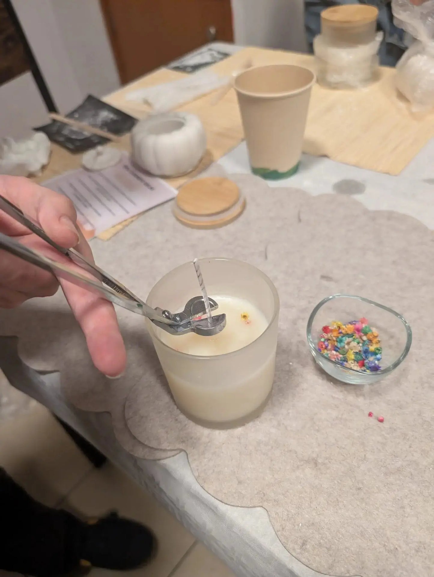 Taller de velas 20/12