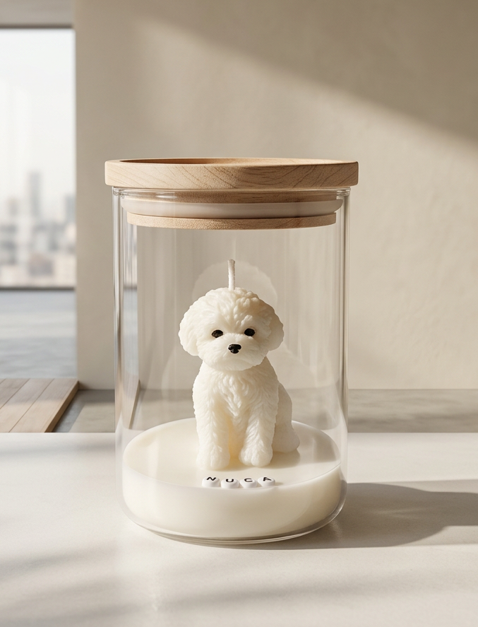 Vela personalizada de tu perro