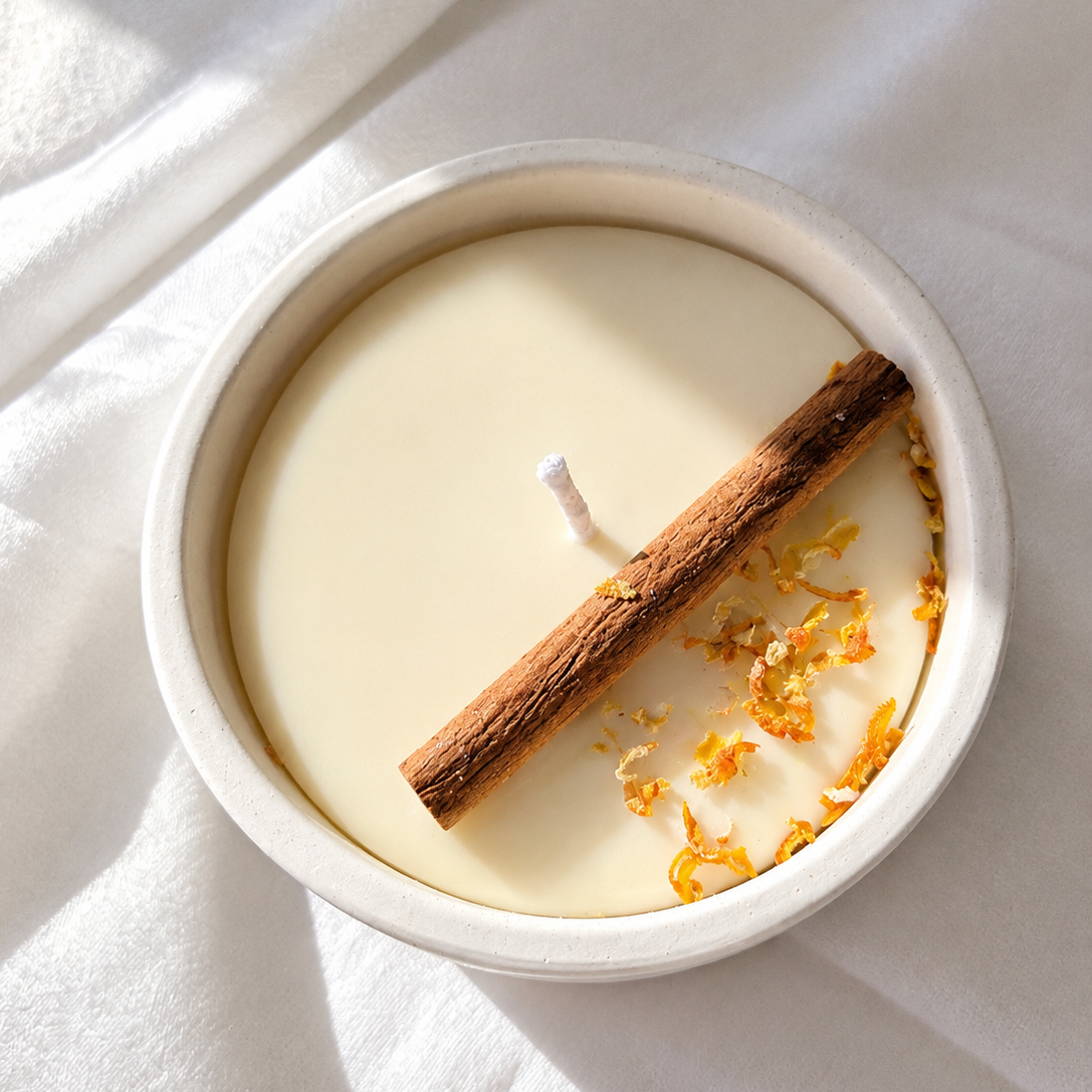 Vela aromática - Canela y Naranja