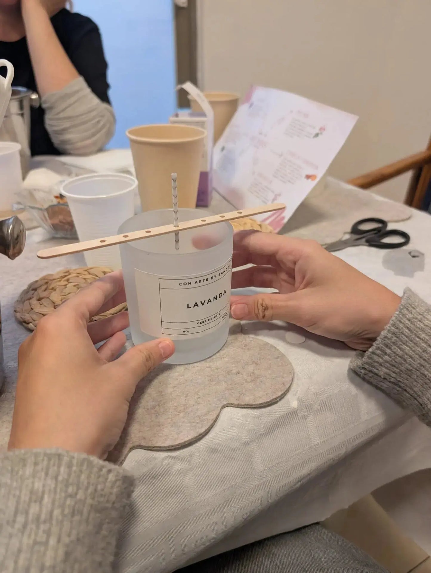 Taller de velas 20/12