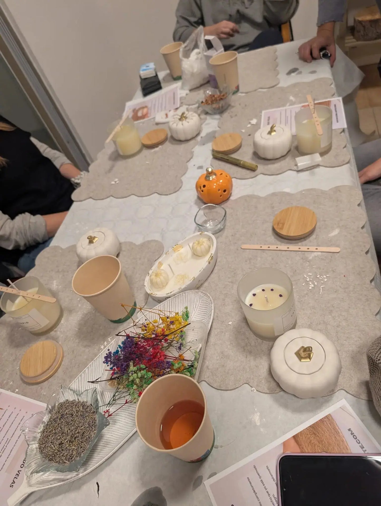 Taller de velas 20/12