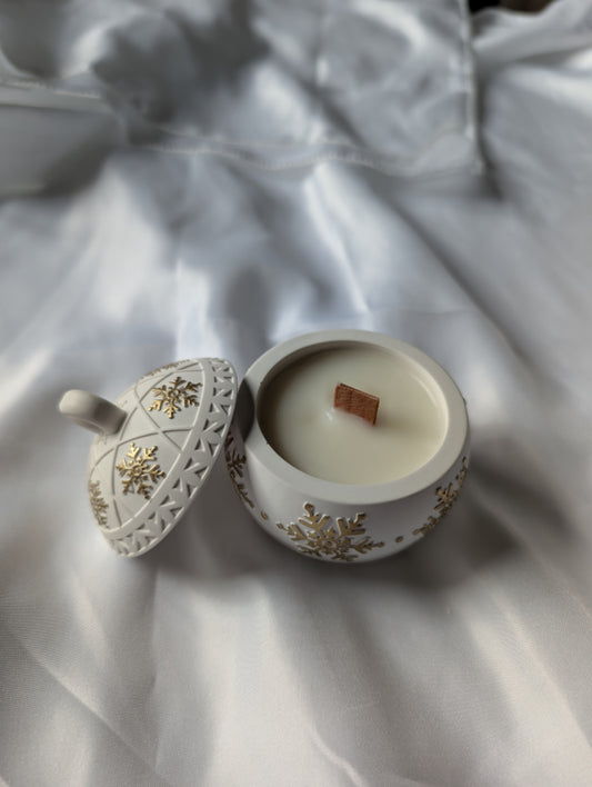 Vela Decorativa - Bola Navideña